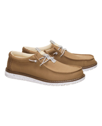 MOCASSINO HEY DUDE UOMO WALLY MESH NEUTRALS  MALT BROWN/MULTI HD.45301 2MW