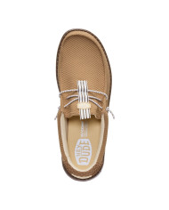 MOCASSINO HEY DUDE UOMO WALLY MESH NEUTRALS  MALT BROWN/MULTI HD.45301 2MW