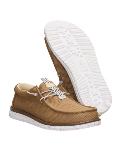 MOCASSINO HEY DUDE UOMO WALLY MESH NEUTRALS  MALT BROWN/MULTI HD.45301 2MW