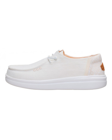 ,OCASSINO HEY UDE DONNA  WENDY RISE CHAMBRAY SNOW WHITE HD.45274 1WQ 