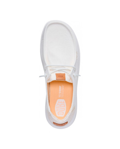 ,OCASSINO HEY UDE DONNA  WENDY RISE CHAMBRAY SNOW WHITE HD.45274 1WQ 