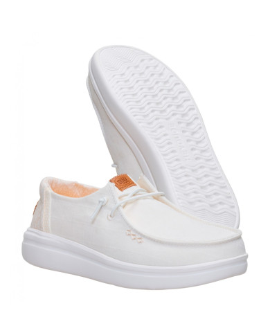 ,OCASSINO HEY UDE DONNA  WENDY RISE CHAMBRAY SNOW WHITE HD.45274 1WQ 