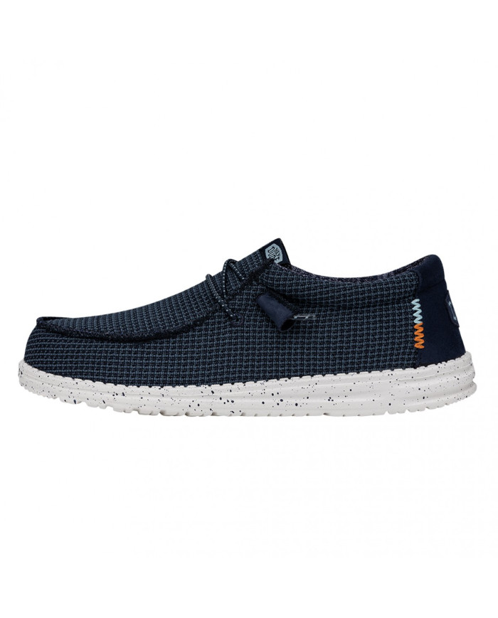 MOCASSINO HEY DUDE UOMO WALLY SPORT MESH M NAVY HD.40403 410