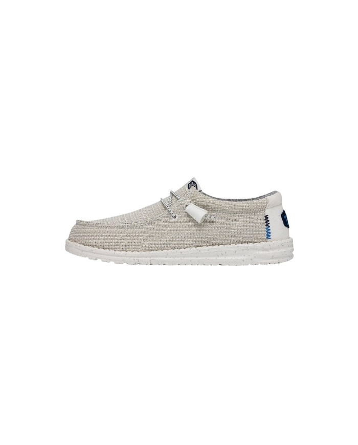 MOCASSINO HEY DUDE UOMO WALLY SPORT MESH M WHITE GRAY HD.40403/100