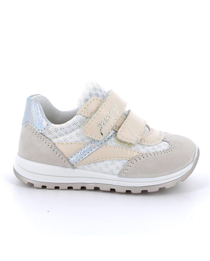 SNEAKERS PRIMIGI PRIMI PASSI BAMBINA RETE/SCA/S.NA.I BIANCO/JUTA/CIP TG:25-26 7858600/B