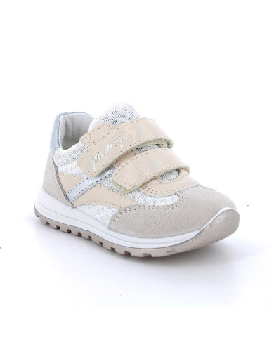 SNEAKERS PRIMIGI PRIMI PASSI BAMBINA RETE/SCA/S.NA.I BIANCO/JUTA/CIP TG:25-26 7858600/B