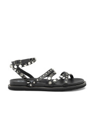 SANDALI CULT DONNA ROSHELLE 3886 SANDAL W LEATHER BLACK/SILVER STUDS CLW388604