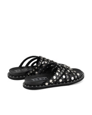 SANDALO CULT DONNA ROSHELLE 4275 SANDAL W LEATHER BLACK/SILVER STUDS CLW427503