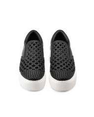 SNEAKERS CULT DONNA PERRY 4677 SLIP ON W WEAV.VEG.LEAT/LEAT. BLACK CLW467700