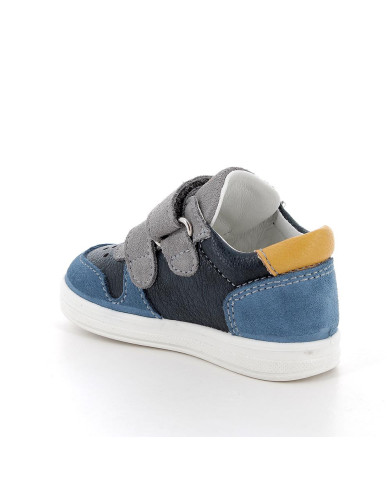 SNEAKERS PRIMIGI PRIMI PASSI BAMBINO SCAMOS/S.NAP.BO GRIG-JEANS/NAVY TG 25-26 7855011/B