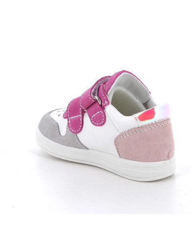 SNEAKERS PRIMIGI PRIMI PASSI BAMBINA  SCAMOS/S.NAP.BO FUC-PER-BAB/BCO TG:25-26 7855022/B  
