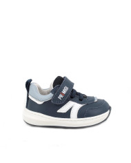 SNEAKERS PRIMIGI PRIMI PASSI NAPPA CLOUD BLU TG:19-26 7901100/A