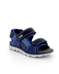 SANDALO PRIMIGI BAMBINO SCAMOSCIATO  ZAFF-NAVY-JEANS TG:27-30 7895233/A