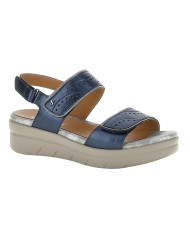SANDALO CON ZEPPA STONEFLY DONNA AQUA III 31 LAMINATED LASER LIMO BLUE 223652 100