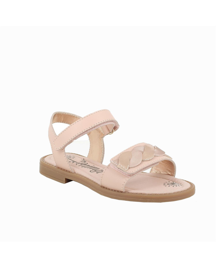 SANDALO  PRIMIGI BAMBINA NAPPA  SKIN ROSSA/BEIGE TG:36/39 7935511/C