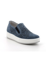 SNEAKERS SLIP-ON IGI&CO DONNA SCAMOSCIATO/TESSUTO BLU 5657311 1