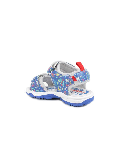 SANDALO  PRIMIGI BAMBINO NAP.PU FUMETTO  ROYAL MULTICOLOR 7968811