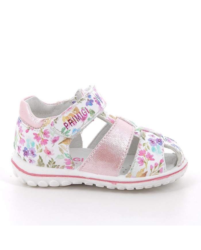 SANDALO  PRIMIGI PRIMI PASSI BAMBINA  S.ST.PEON/S.DUB BCO-RSA-FUC/BAB 7865511