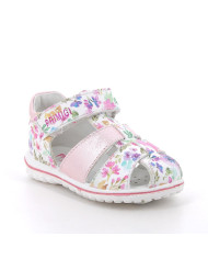 SANDALO  PRIMIGI PRIMI PASSI BAMBINA  S.ST.PEON/S.DUB BCO-RSA-FUC/BAB 7865511