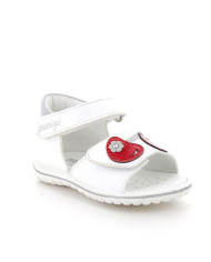 SANDALO  PRIMIGI PRIMI PASSI BAMBINA S.NAPPA/S.LUXOR BIANCO/SILVER 7864522