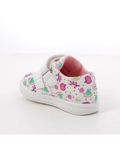 SNEAKERS PRIMIGI PRIMI PASSI BAMBINA  T.ST.MACE/S.NAP BCO-ORC-ACQ/BCO 1355033