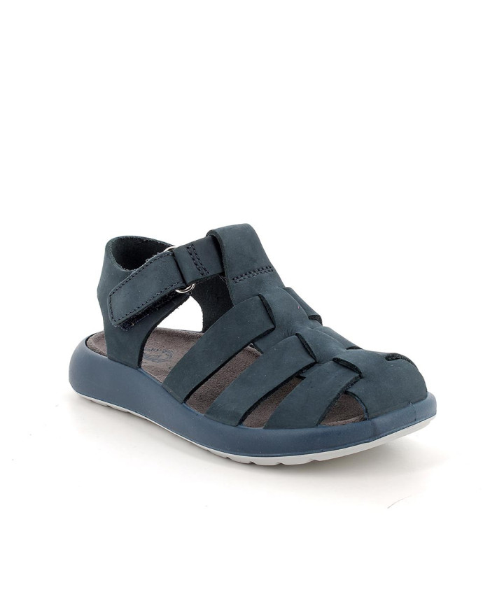 SANDALO PRIMIGI BAMBINO NABUK LISCIO BLU TG : 27-30 7898522/A