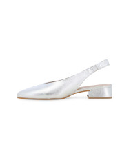 DECOLLETE' MELLUSO DONNA WASH ARGENTO CON TACCO BASSO D156Q ARGENTO