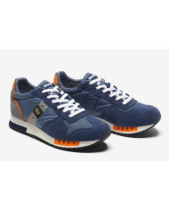 SNEAKERS BLAUER UOMO S3QUEENS01/STO-QUEENS01-NAVY/ORANGE