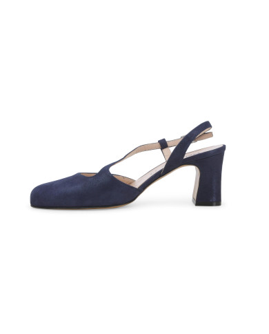 DECOLLETE' MELLUSO DONNA BLU DRILL ABYSS IN CAMOSCIO X517Q ABYSS