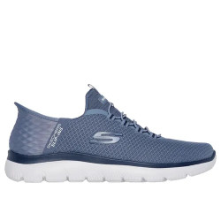SNEAKERS SKECHERS UOMO SLIP-INS GLIDE STEP PRO AZZURRO 232457 SLT