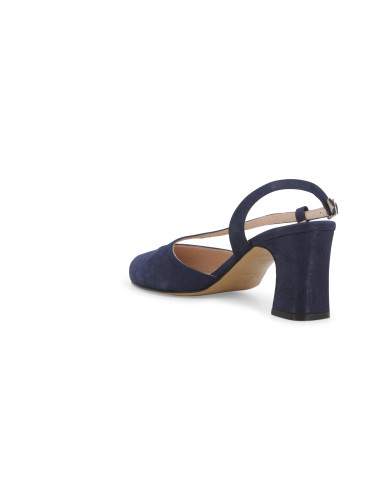 DECOLLETE' MELLUSO DONNA BLU DRILL ABYSS IN CAMOSCIO X517Q ABYSS