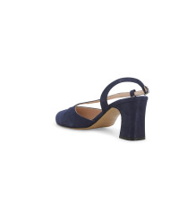 DECOLLETE' MELLUSO DONNA BLU DRILL ABYSS IN CAMOSCIO X517Q ABYSS
