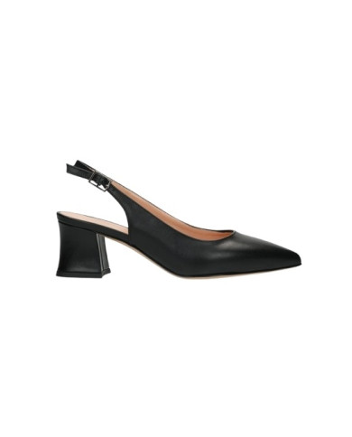 DECOLLETE' VERNISSAGE DONNA IN PELLE TACCO 6,5CM  E5TZ51C1 NAPPA NERO