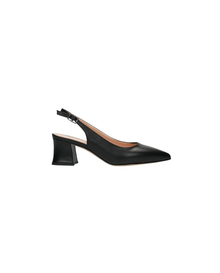 DECOLLETE' VERNISSAGE DONNA IN PELLE TACCO 6,5CM  E5TZ51C1 NAPPA NERO