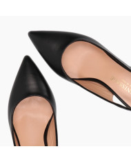 DECOLLETE' VERNISSAGE DONNA IN PELLE TACCO 6,5CM  E5TZ51C1 NAPPA NERO