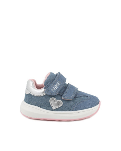 SNEAKERS PRIMIGI PRIMI PASSI BAMBINA SC.BRIN/T.JE.GL AZZURRO/JEANS 5906211