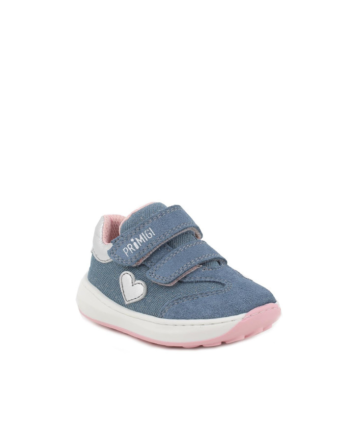 SNEAKERS PRIMIGI PRIMI PASSI BAMBINA SC.BRIN/T.JE.GL AZZURRO/JEANS 5906211