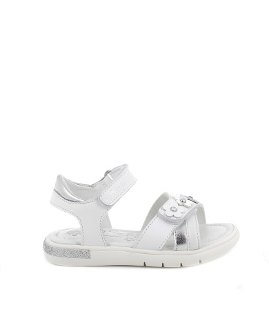 SANDALO  PRIMI PASSI BAMBINA NAPPA SOFT BIANCO 5917000