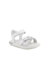 SANDALO  PRIMI PASSI BAMBINA NAPPA SOFT BIANCO 5917000
