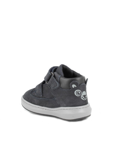 POACCHINE PRIMIGI  PRIMI PASSI BAMBINO NABUK GUM BLU SCURO 4900611/A