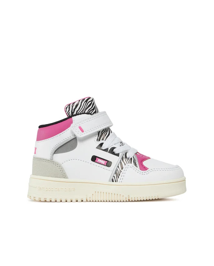 SNEAKERS PRIMIGI AVANT BAMBINANNAP.PU/ST.ANIMA BIANCO/BCO-NERO 4962200