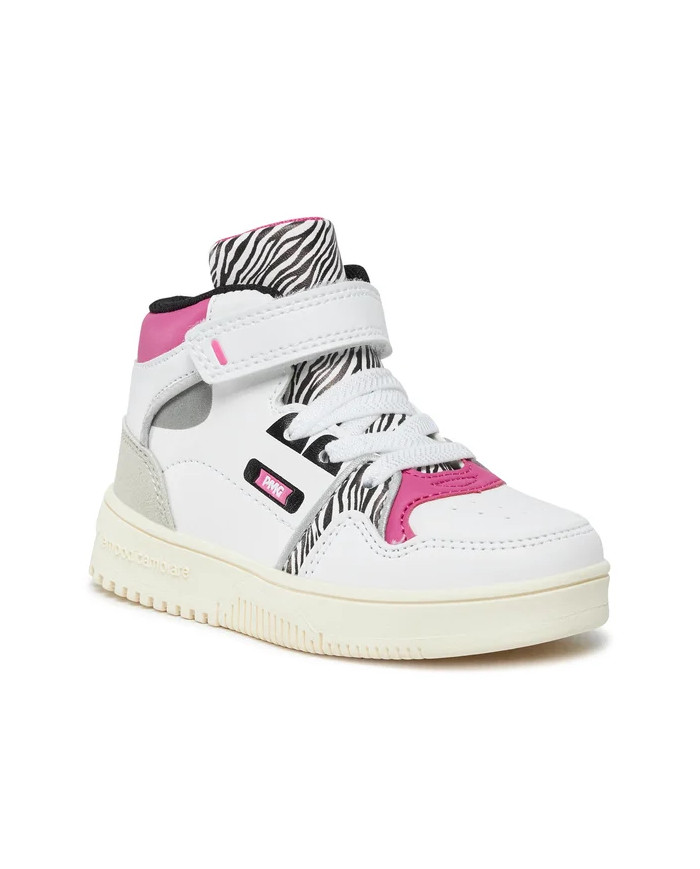 SNEAKERS PRIMIGI AVANT BAMBINANNAP.PU/ST.ANIMA BIANCO/BCO-NERO 4962200