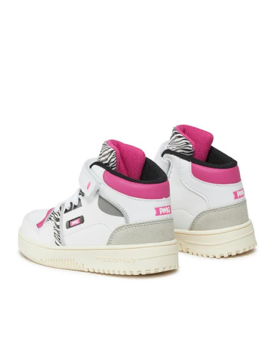 SNEAKERS PRIMIGI AVANT BAMBINANNAP.PU/ST.ANIMA BIANCO/BCO-NERO 4962200
