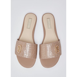 CIABATTE LIU JO DONNA SANDY 03 - SLIPPER CALF SADDLE SA6127P0102S3804