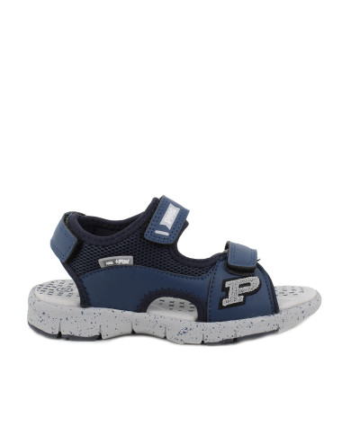 SANDALO PRIMIGI BAMBINO T.RETE/NAPPA PU NAVY 5968122