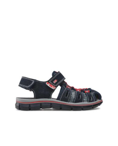 SANDALO PRIMIGI BAMBINO SCAMOSCIAT/RETE/NAVY 1890000