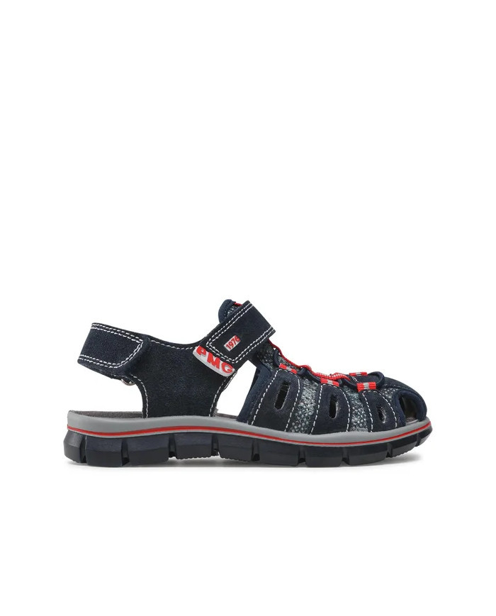 SANDALO PRIMIGI BAMBINO SCAMOSCIAT/RETE/NAVY 1890000