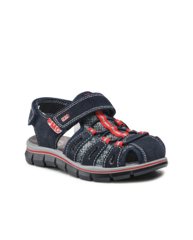 SANDALO PRIMIGI BAMBINO SCAMOSCIAT/RETE/NAVY 1890000