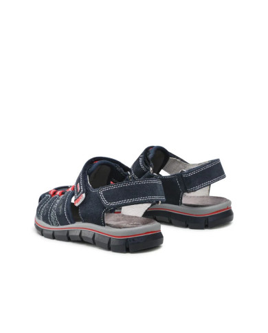 SANDALO PRIMIGI BAMBINO SCAMOSCIAT/RETE/NAVY 1890000