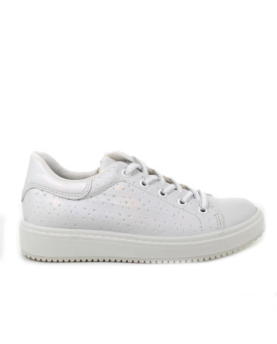 SNEAKERS PRIMIGI BAMBINA SI.NAPPA IRIDE. BIANCO 5875022 